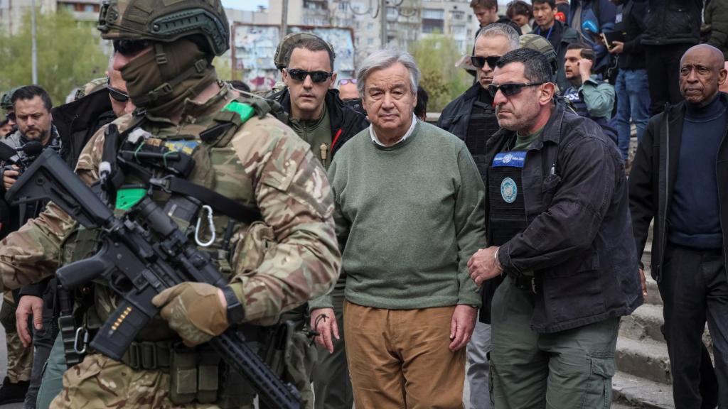 Miembros del ejército ucraniano.