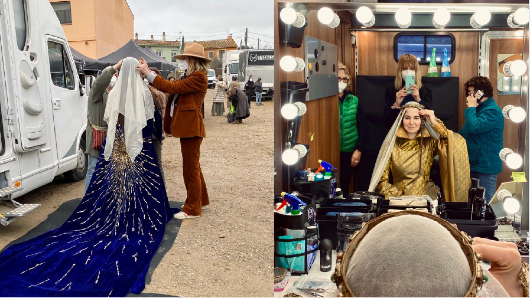 La diseñadora ha sido la encargada de vestudario de 'Los herederos de la tierra'.