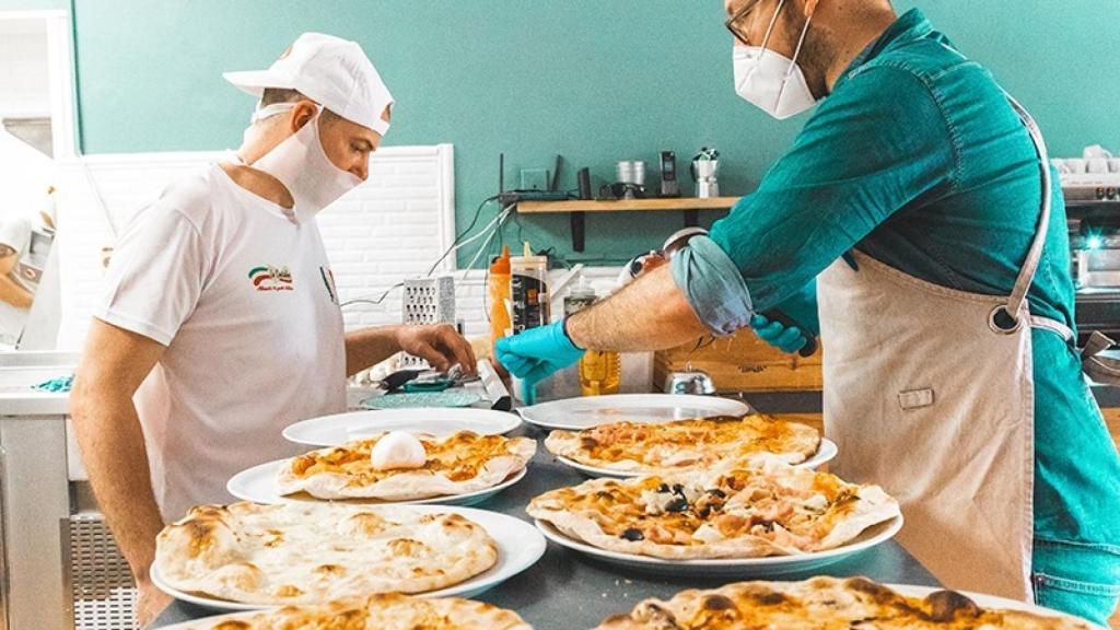 Las pizzas de Il Cortile.