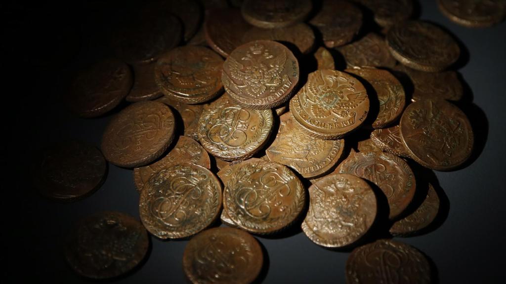 El conjunto de monedas rusas hallado en el Deltebre I.