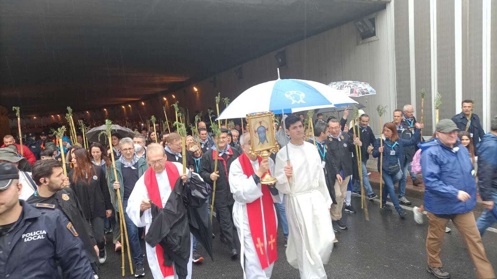 Día de Santa Faz acompañado por la lluvia en Alicante.