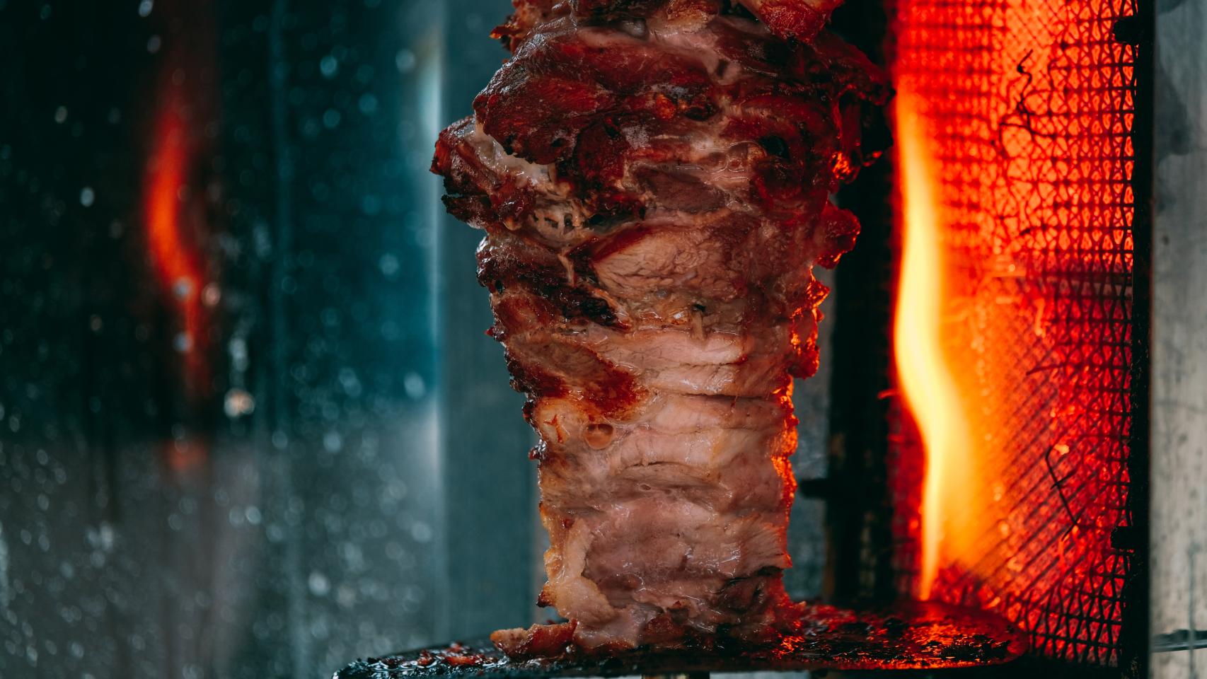 Imagen de archivo de un restaurante de comida kebab.