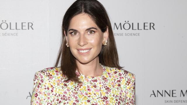 Lourdes Montes en un acto organizado por la firma Anne Moller.