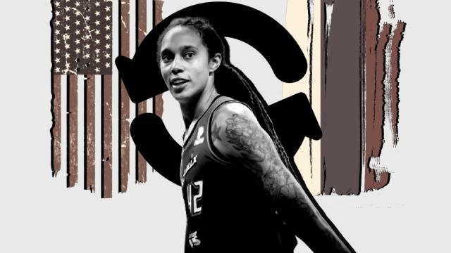 Brittney Griner, en un fotomontaje.