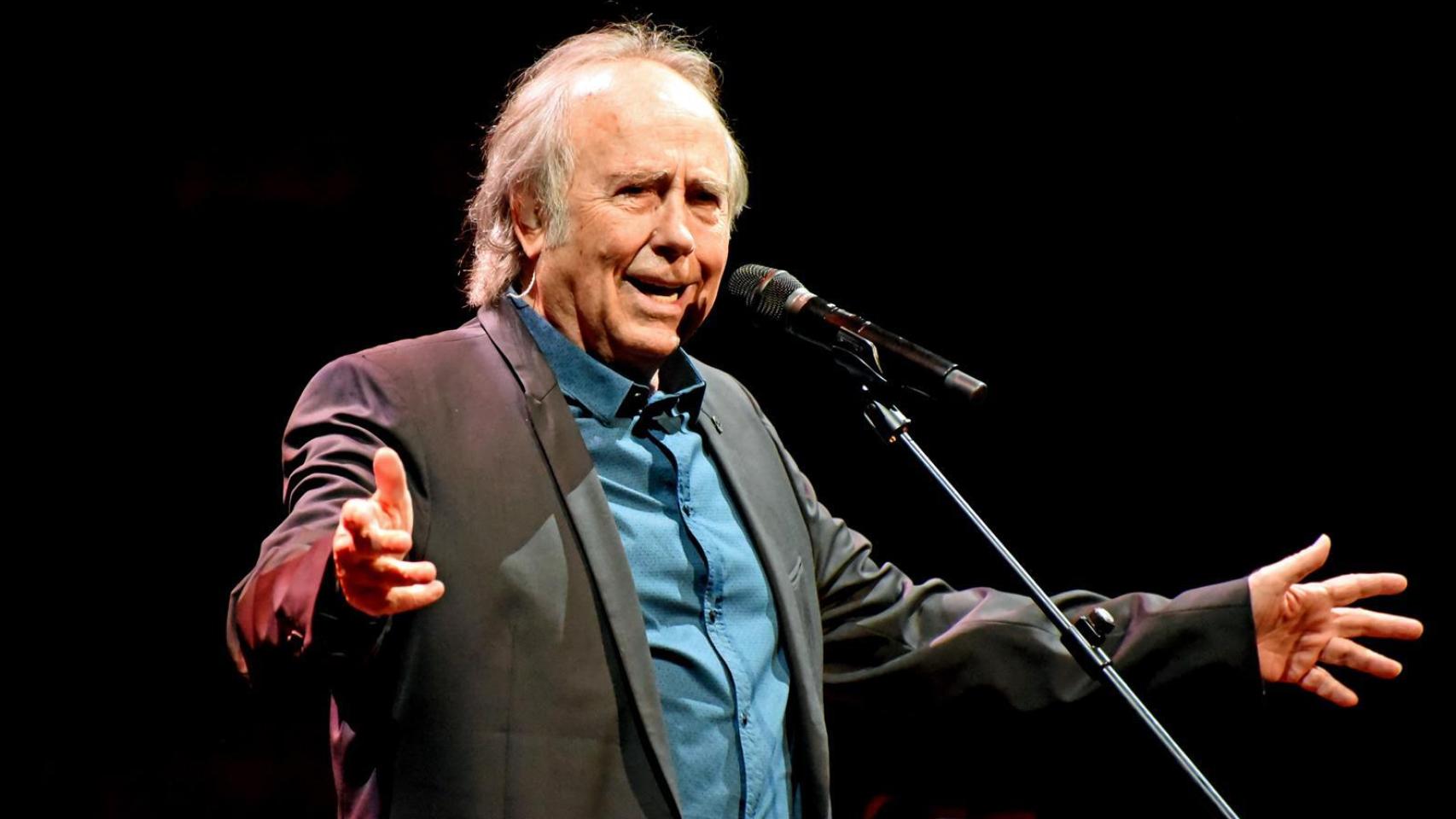 Joan Manuel Serrat durante su concierto en Nueva York este miércoles. Foto: Victor M. Matos/EFE