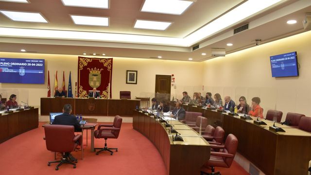 Pleno del Ayuntamiento de Albacete. Foto: Ayuntamiento de Albacete.