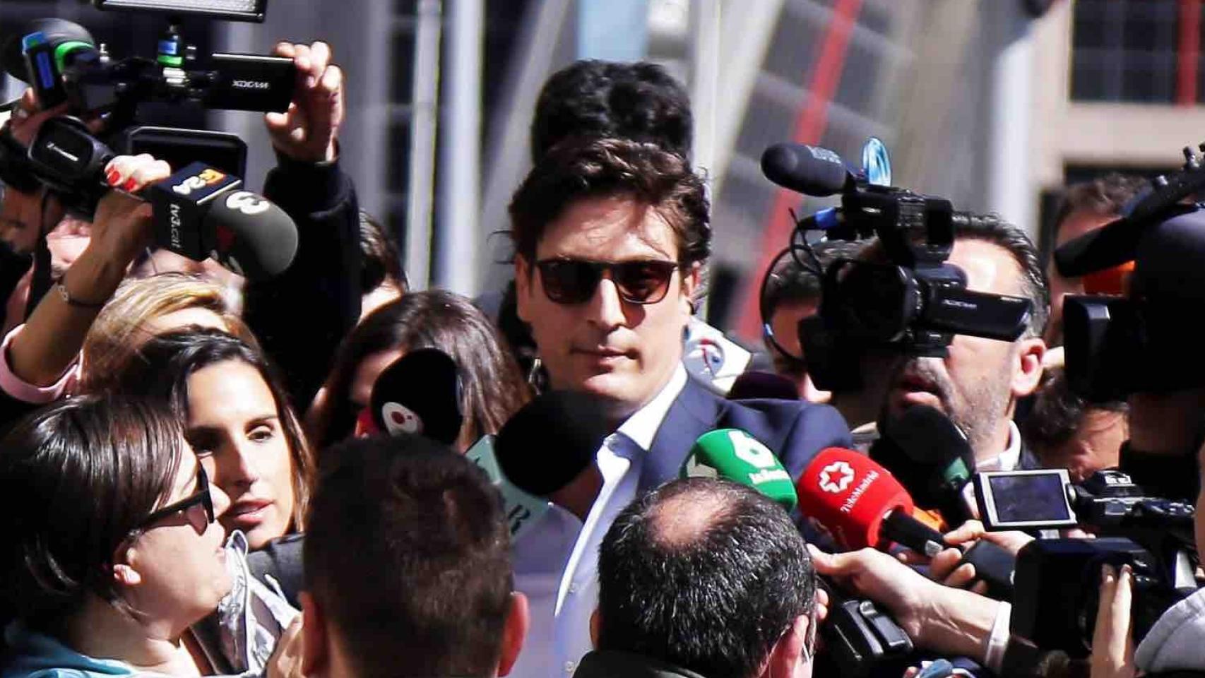 Luis Medina, en los Juzgados de Plaza de Castilla.
