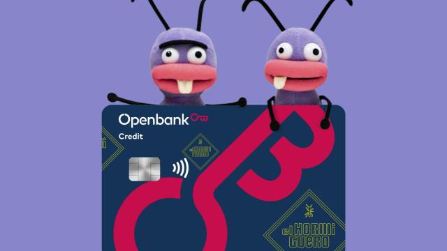 Imagen de la tarjeta que Openbank lanza con 'El Hormiguero'.