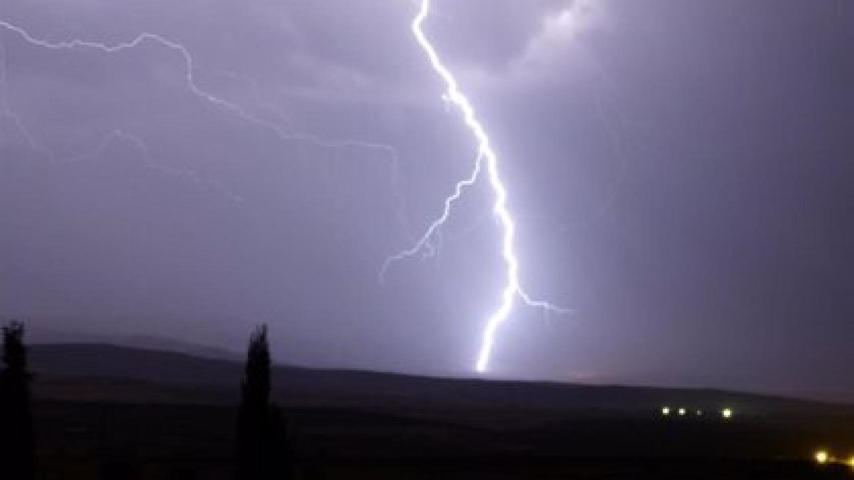 Una imagen de archivo de un día de tormenta.