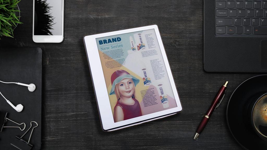 E Ink lanza una nueva pantalla de tinta electrónica enrollable y a todo color