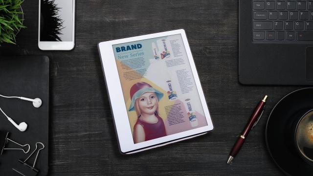 E Ink lanza una nueva pantalla de tinta electrónica enrollable y a todo color