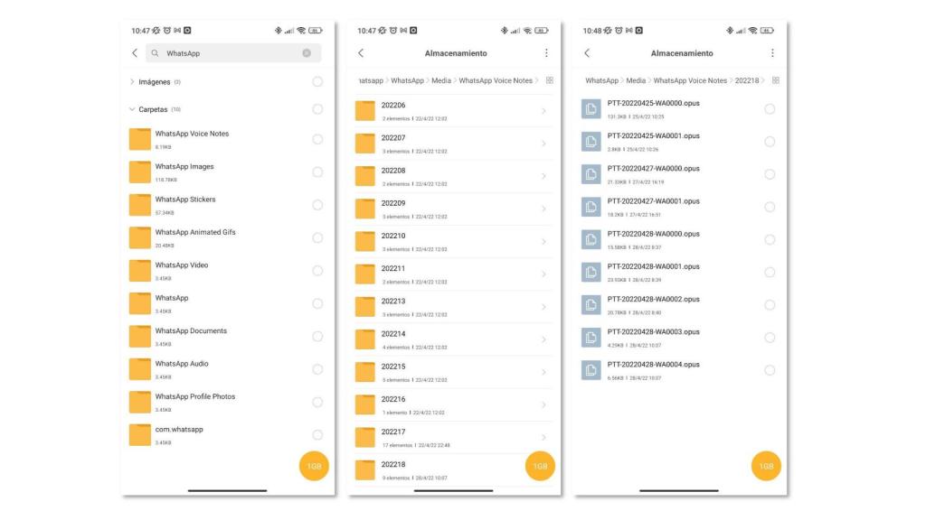 Administrador de archivos en Android