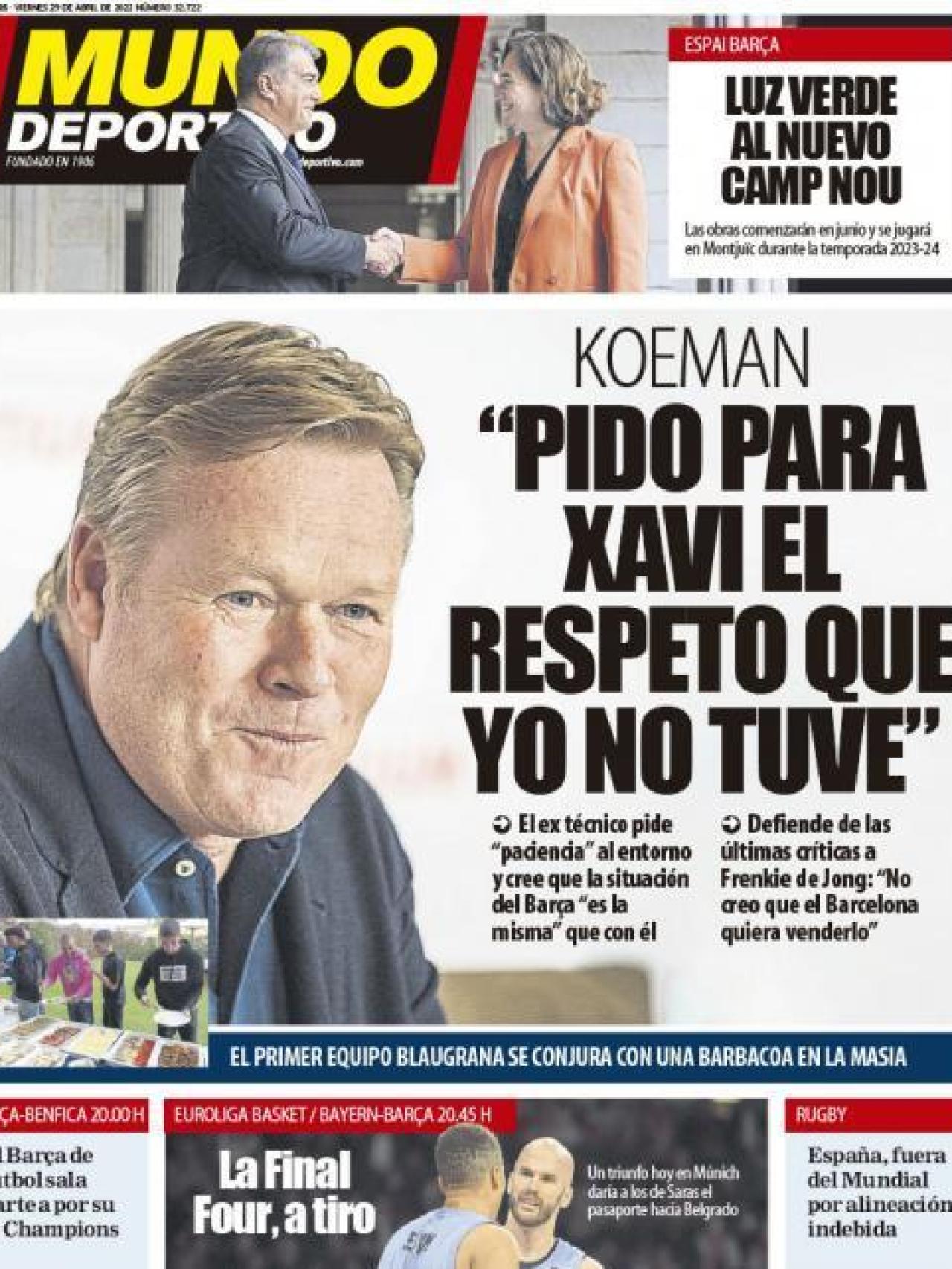 Portada Mundo Deportivo