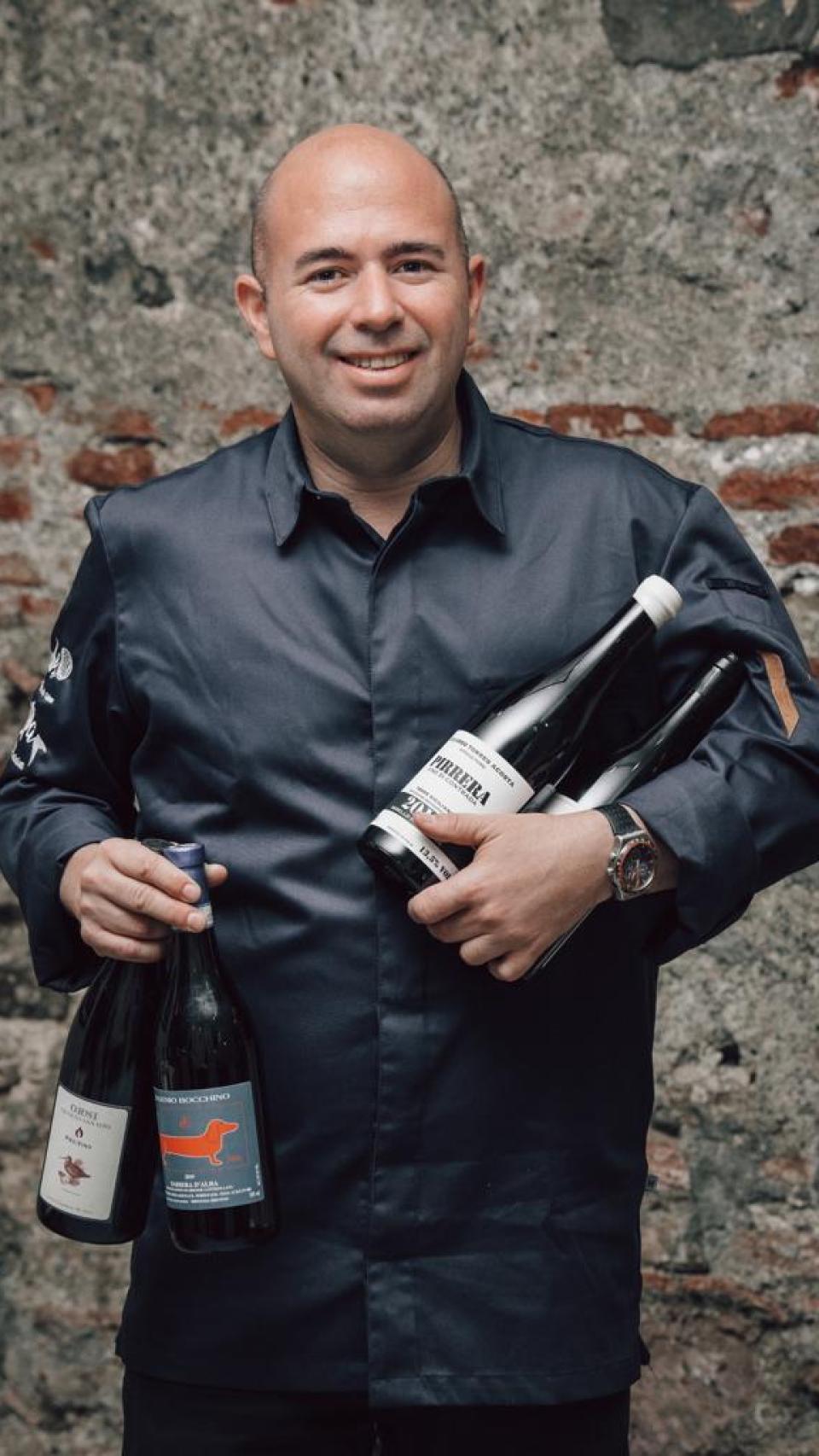 El  sumiller Julio Barluenga.