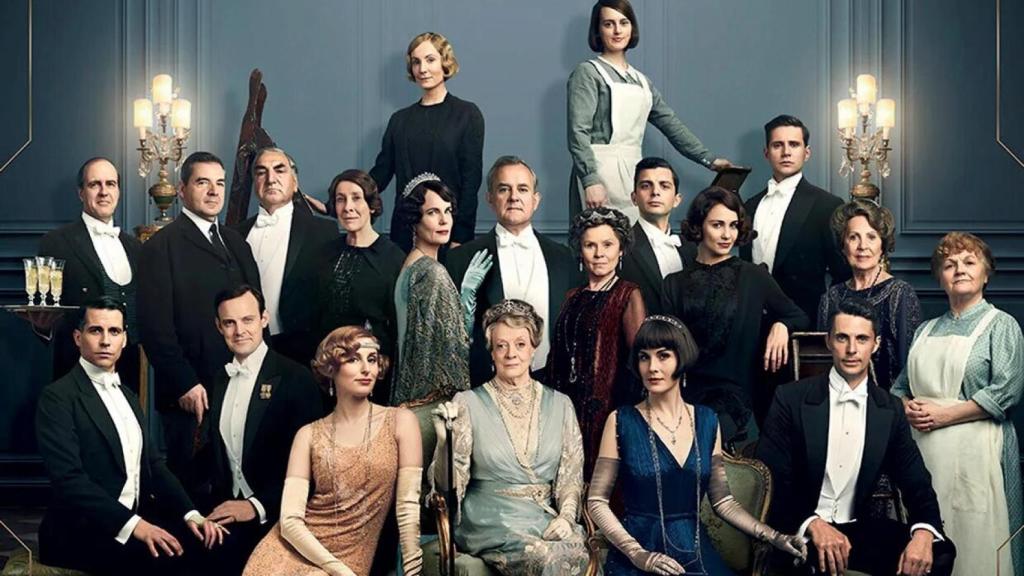 Reparto de la primera película basada en la serie 'Downton Abbey'. Imagen de archivo.