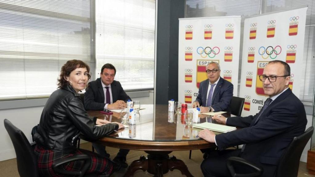 Reunión en el COE sobre los Juegos Olímpicos de Invierno.