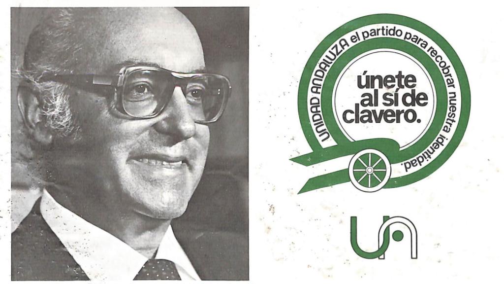 Díptico de 1981 'Únete al Sí de Clavero'