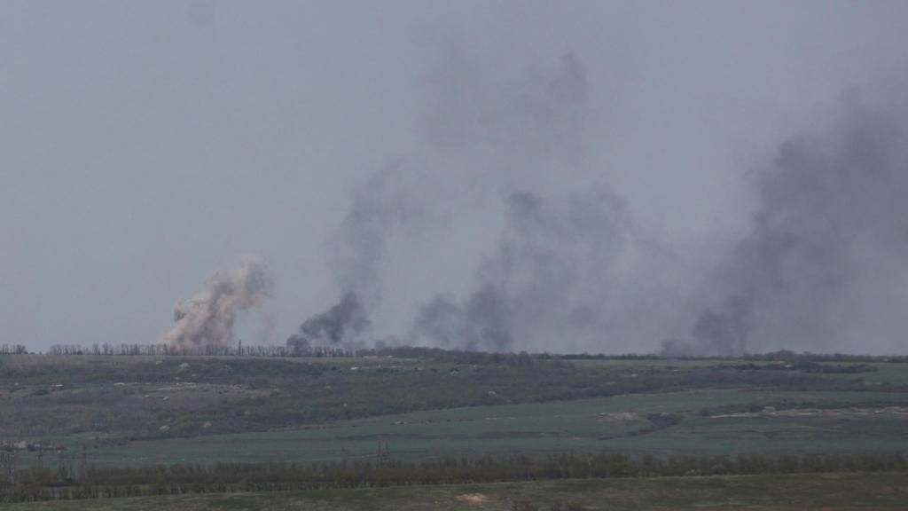 Bombardeos en la región del Donbás, esta semana.