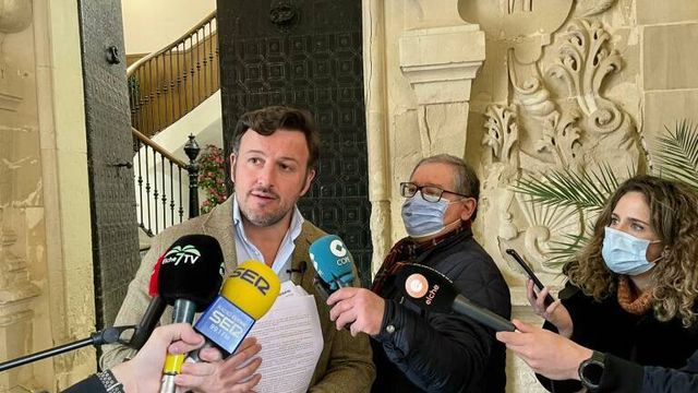 Pablo Ruz, presidente del PP de Elche.