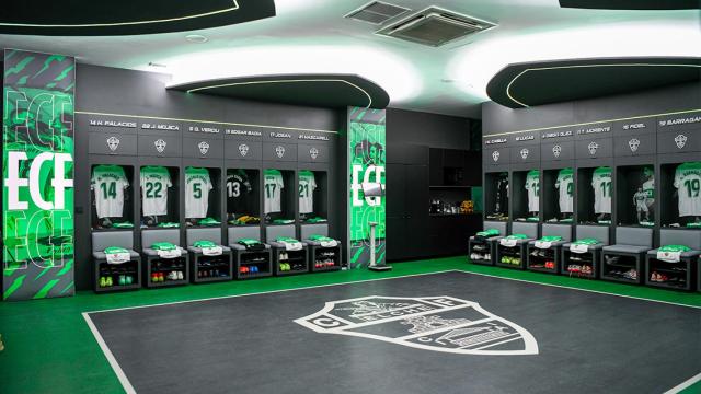 Los nuevos vestuarios del Elche C. F.