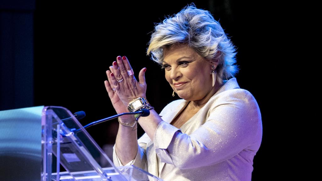 Terelu Campos en los premios Excelencia Educativa 2021.