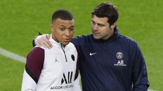 Mbappé y Pochettino, en el PSG