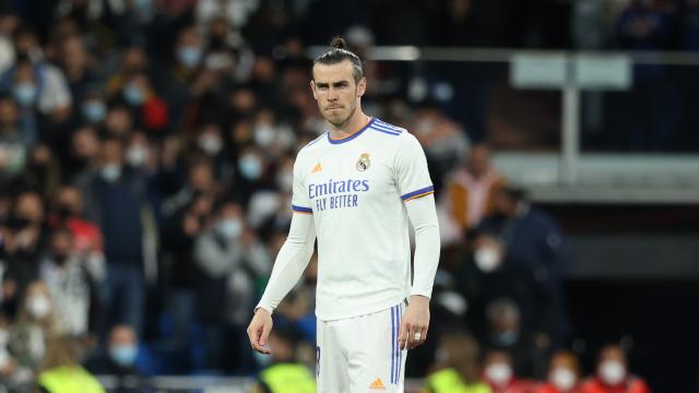 Gareth Bale durante un partido con el Real Madrid