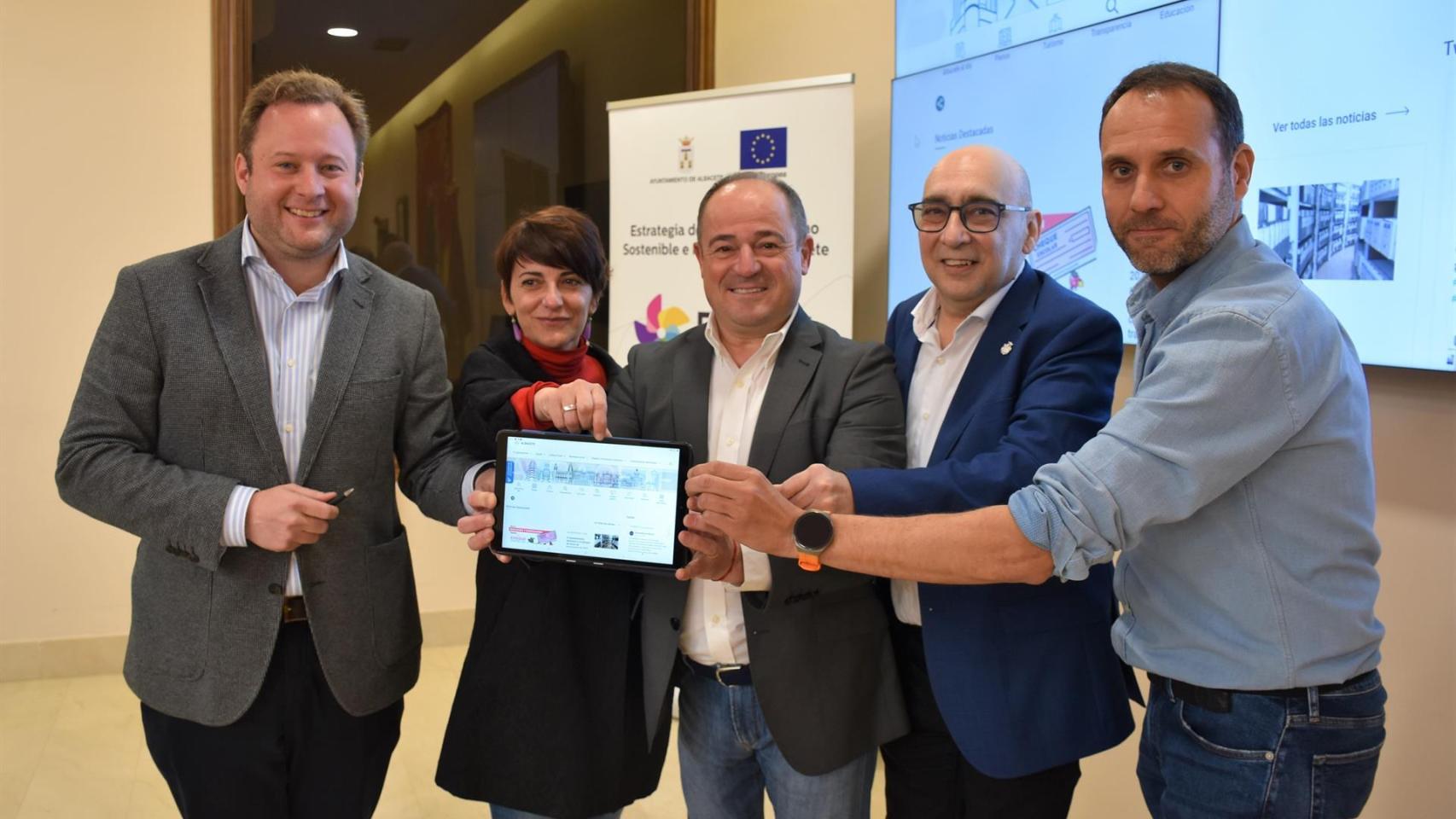 Presentación de la nueva página web del Ayuntamiento de Albacete