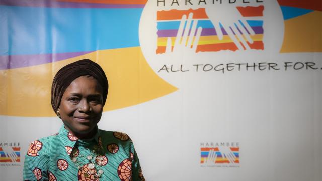 Franca Odvaje, ganadora del premio Harambee 2022