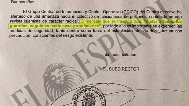 Carta a la jefa de servicios de los funcionarios.