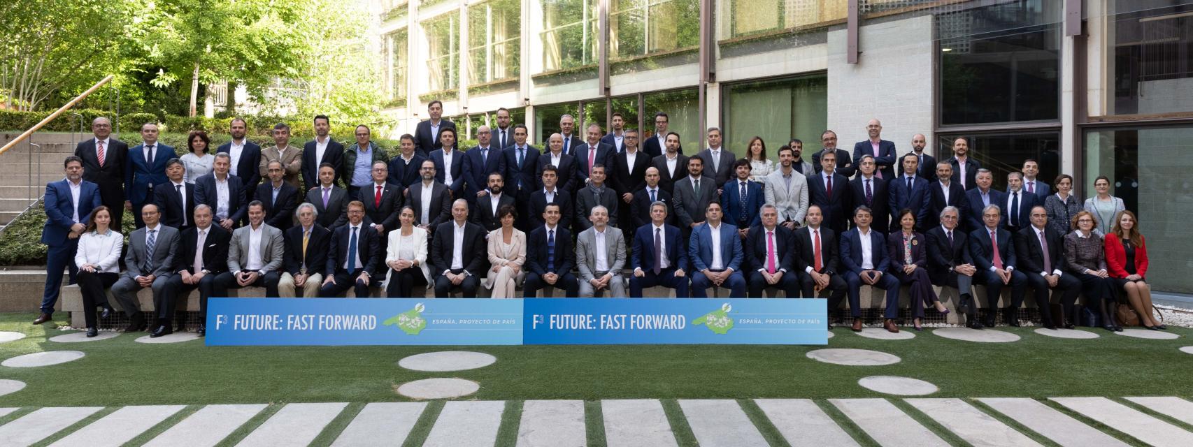 Los representantes de Future Fast Forward.