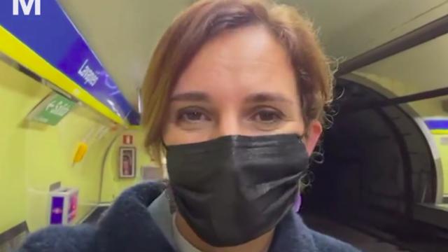 Mónica García en una captura del vídeo que ha subido a redes sociales.