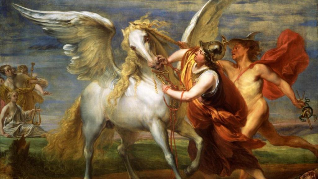 La doma de Pegaso, por Jan Boeckhorst.