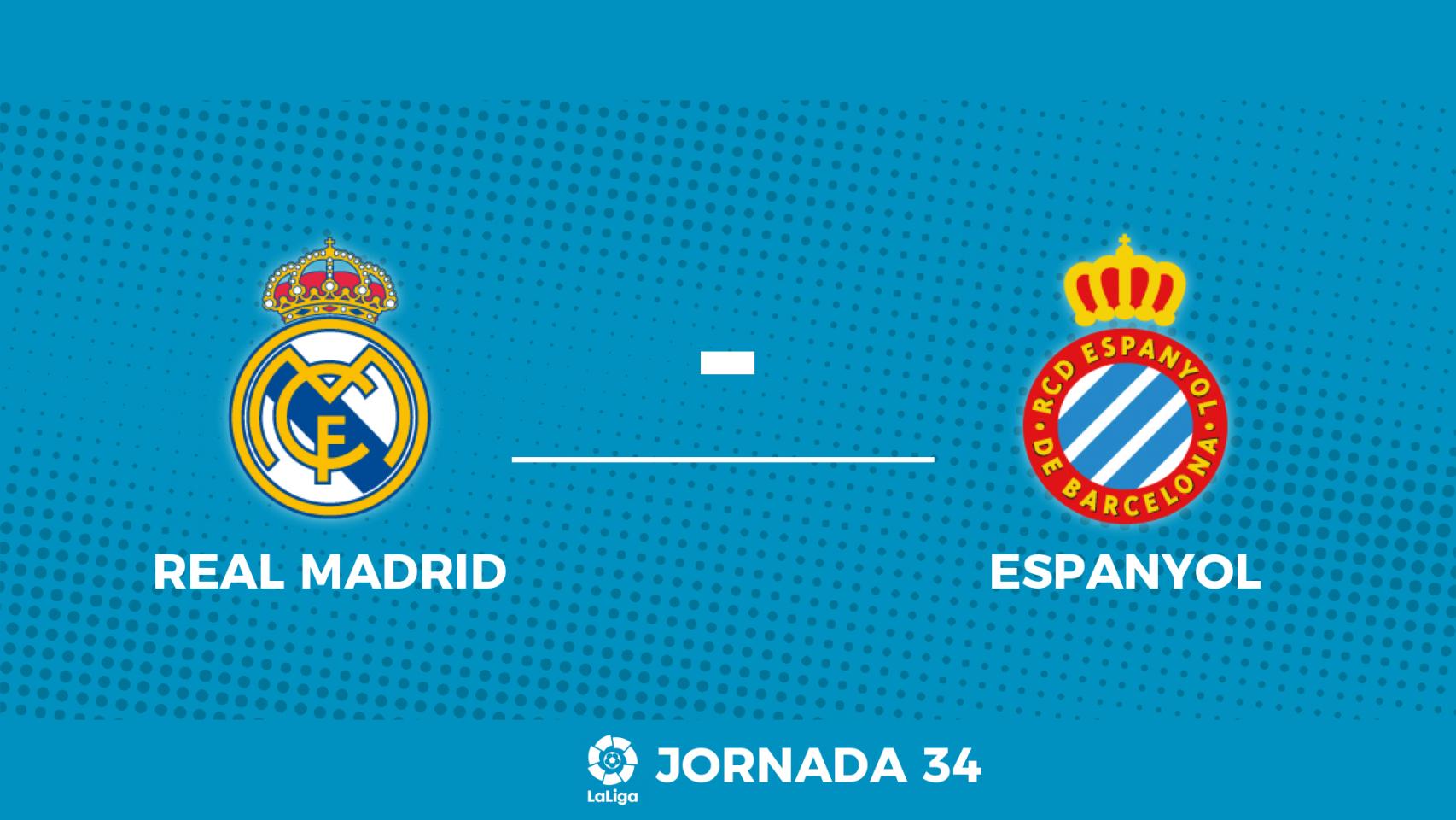 Streaming en directo | Real Madrid - Espanyol (La Liga)
