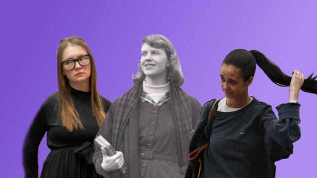 Anne Sorokan, Sylvia Plath y Victoria Federica.