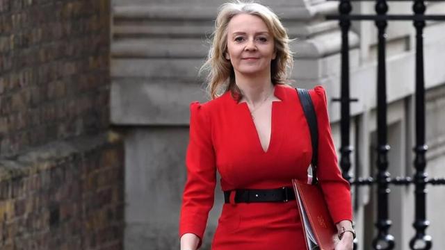 Liz Truss, la ministra de Asuntos Exteriores de Reino Unido.