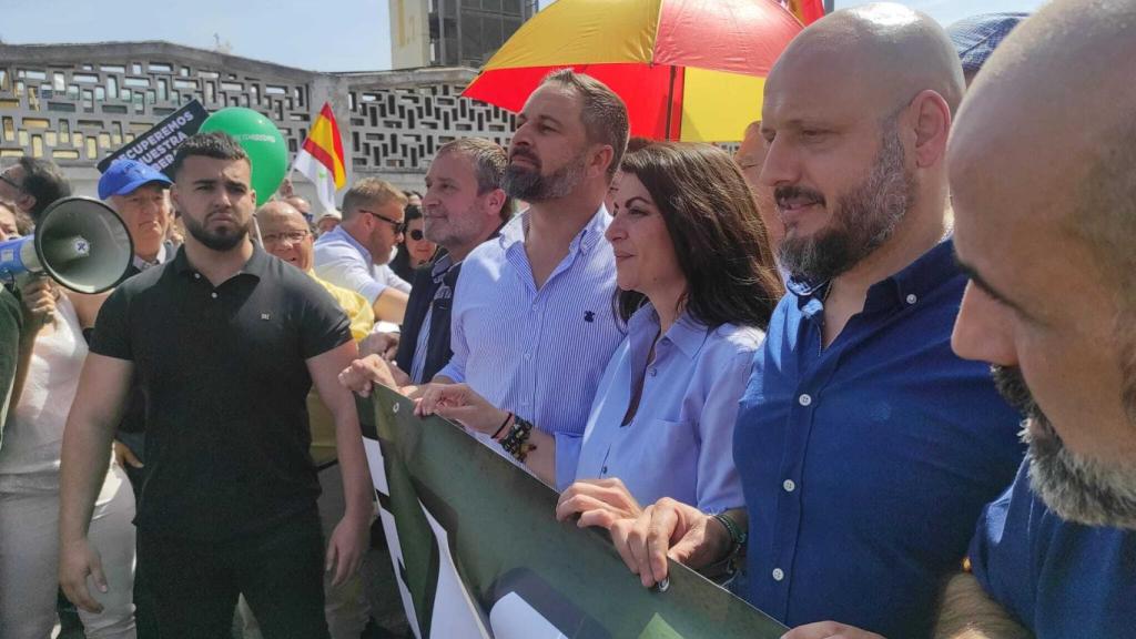 Vox se manifiesta en Cádiz junto al sindicato Solidaridad