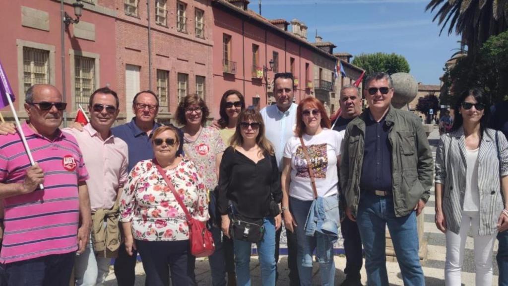 El secretario de Empleo del PSOE-CLM se ha manifestado en Talavera de la Reina.
