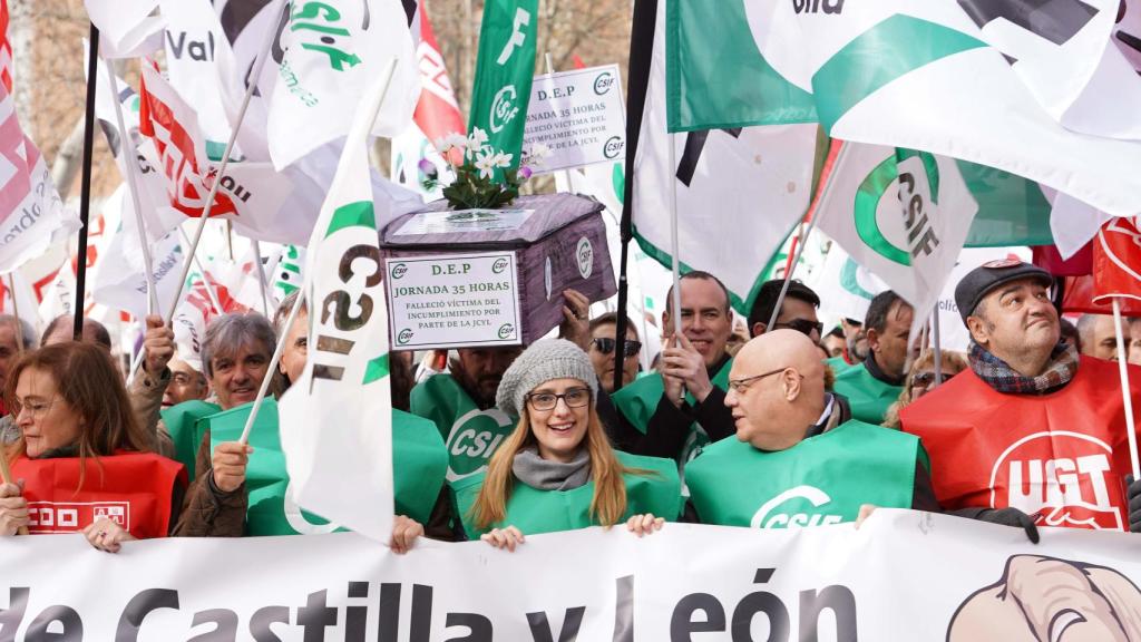 Manifestación de CSIF