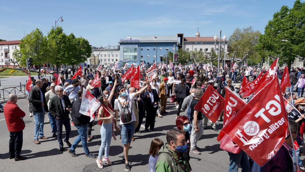 1º de Mayo- 6.000 trabajadores reclaman en Castilla y León mantener su poder adquisitivo y frenar la inflación
