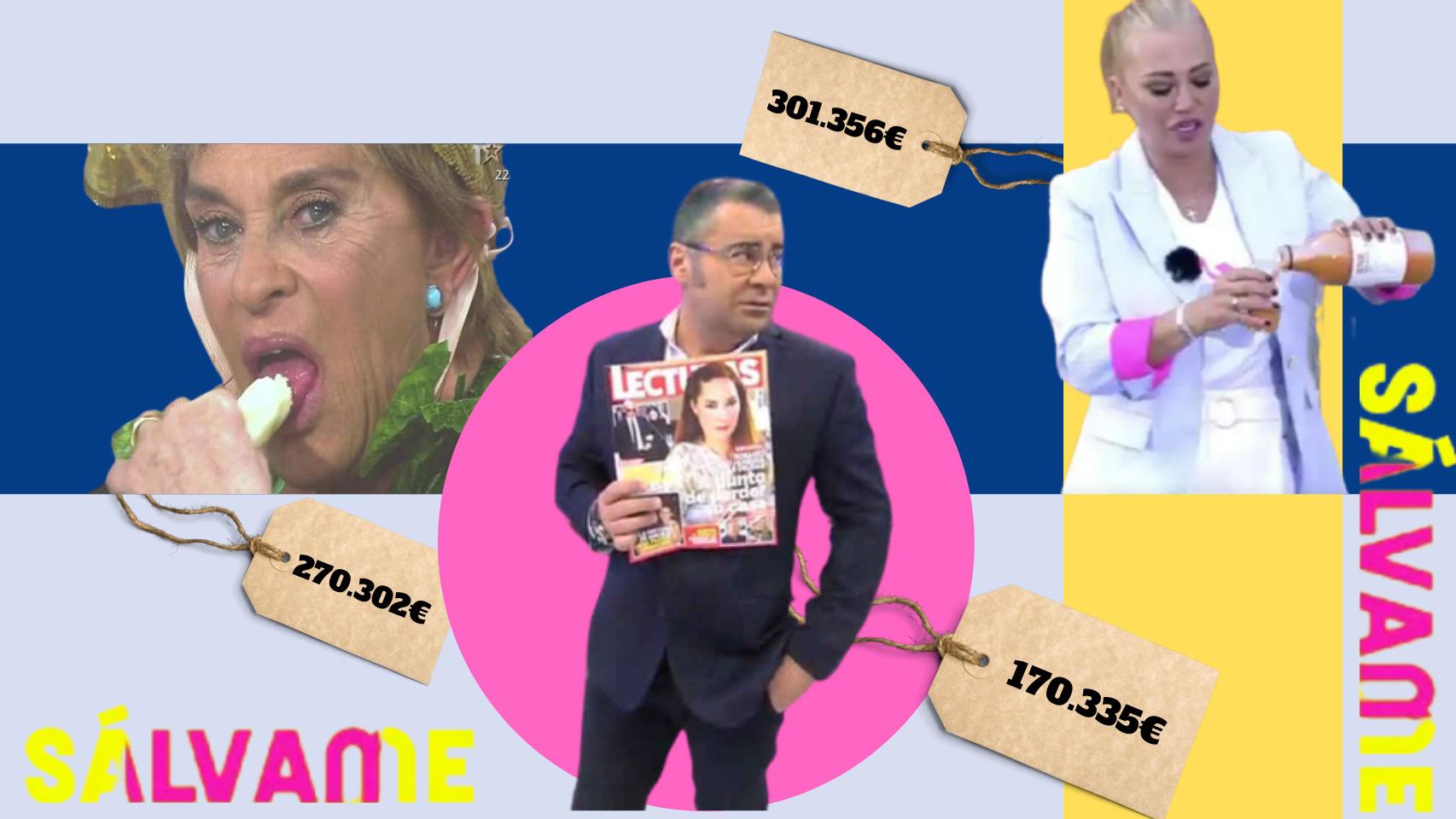 Montaje con algunas de las multas que ha recibido 'Sálvame'.