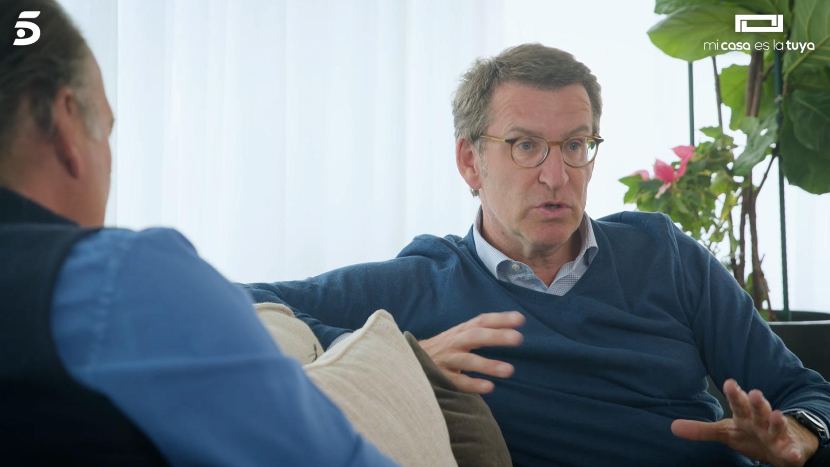 Alberto Núñez Feijóo en 'Mi casa es la tuya'.