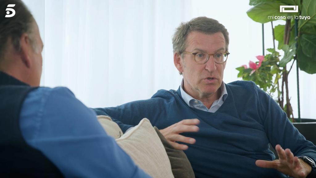 Alberto Núñez Feijóo en 'Mi casa es la tuya'.