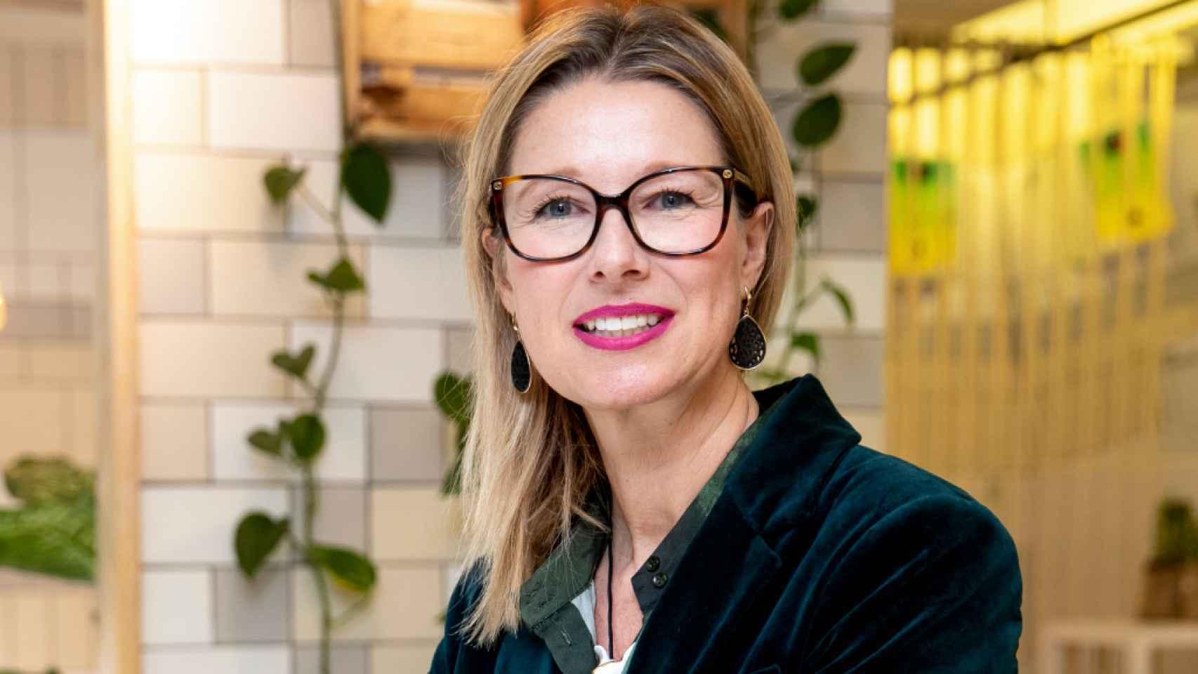 Anne Igartiburu durante un evento en Madrid.