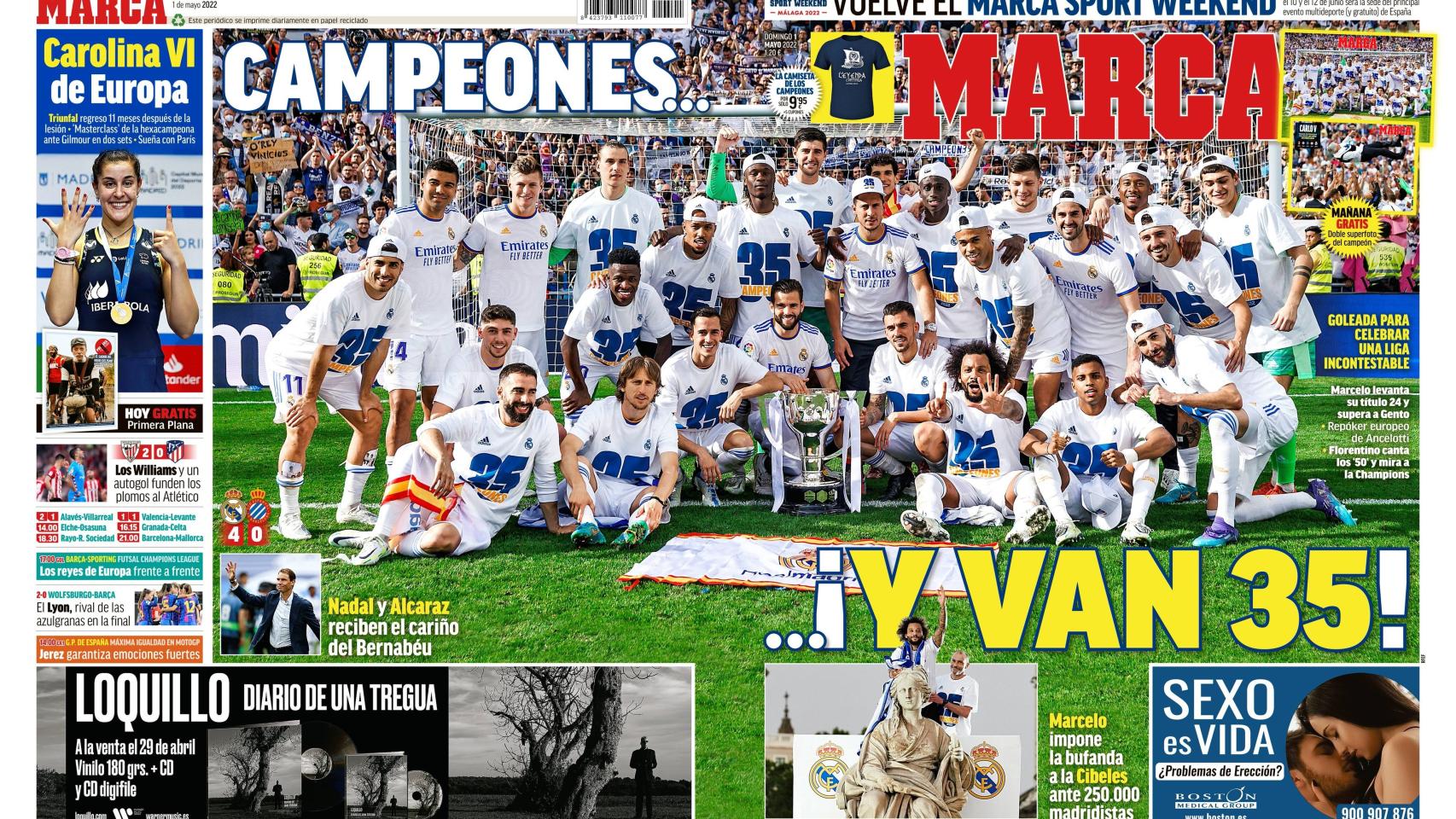 Portada MARCA (01/05/22)