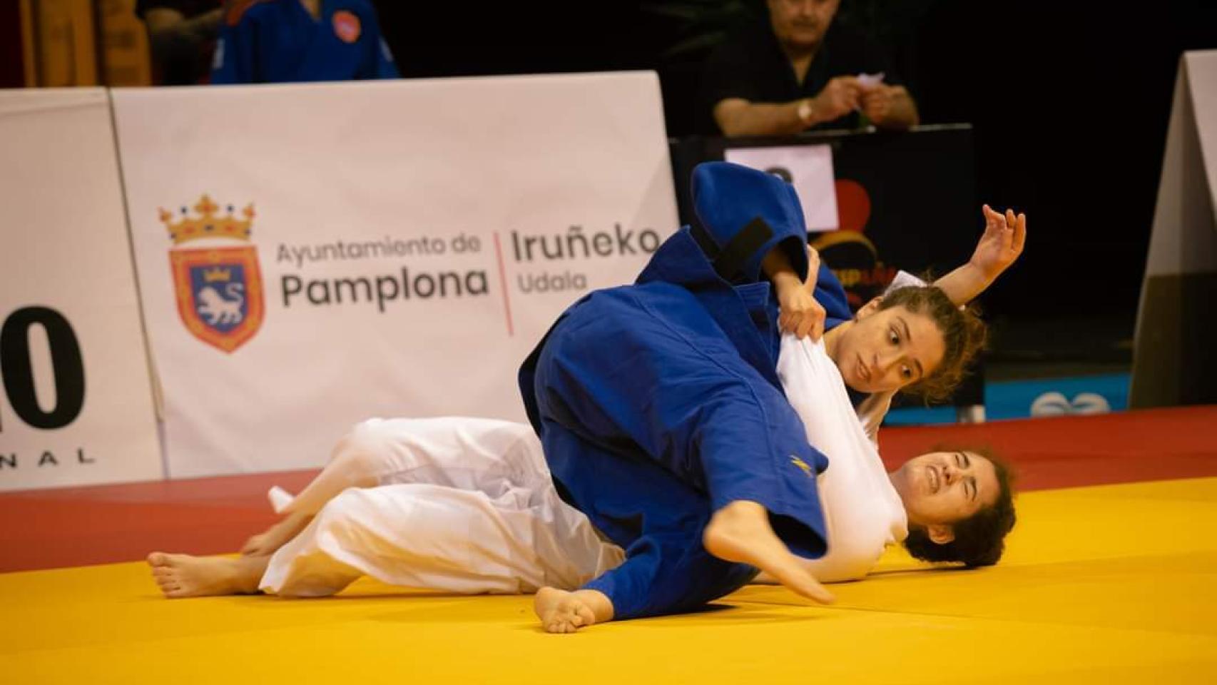 Miriam Silvares durante la competición