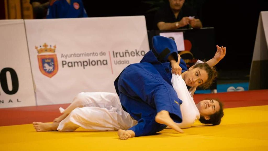 Miriam Silvares durante la competición