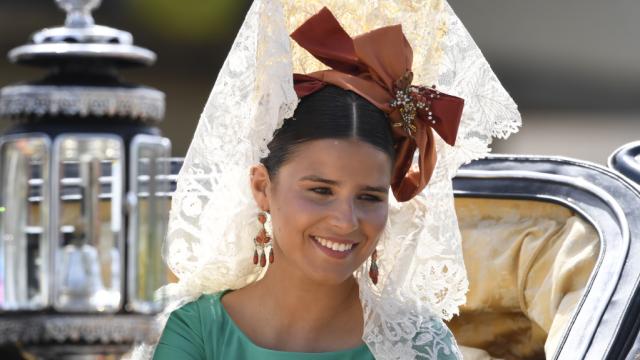 Tana Rivera en la Feria de Abril 2022.