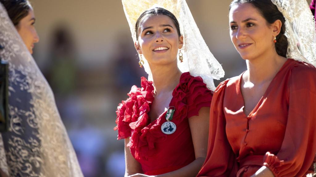 Cayetana Rivera en su debut como presidenta de las damas goyescas.