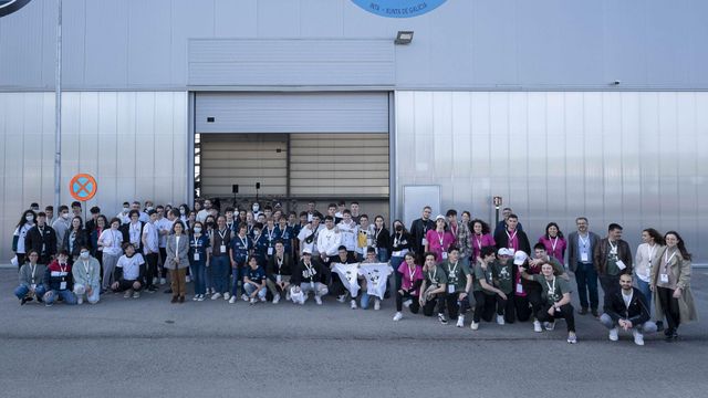 El alumnado participante en el proyecto CanSat.